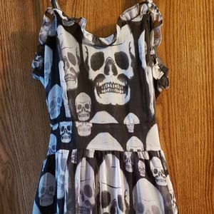 Hot Topic skull dress size small
